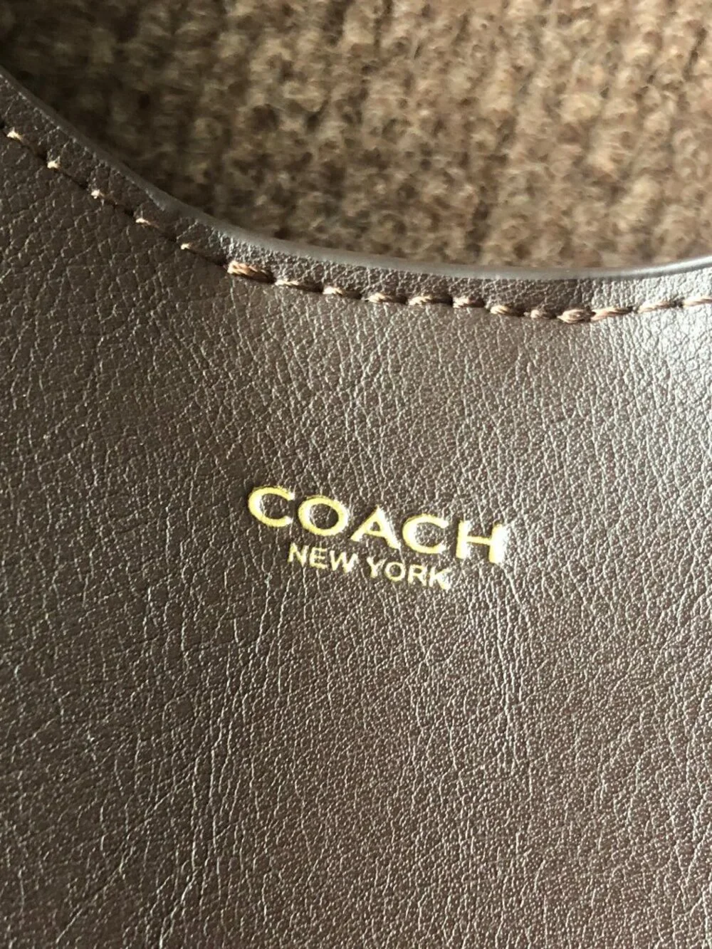 Coach Shoulder Bag-Maple